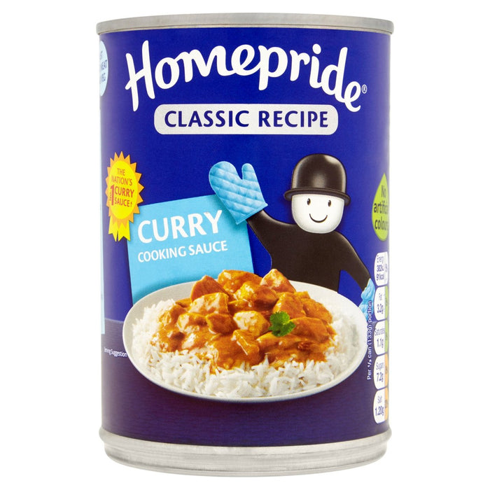 Salsa para Cocinar al Curry Homepride 400g 