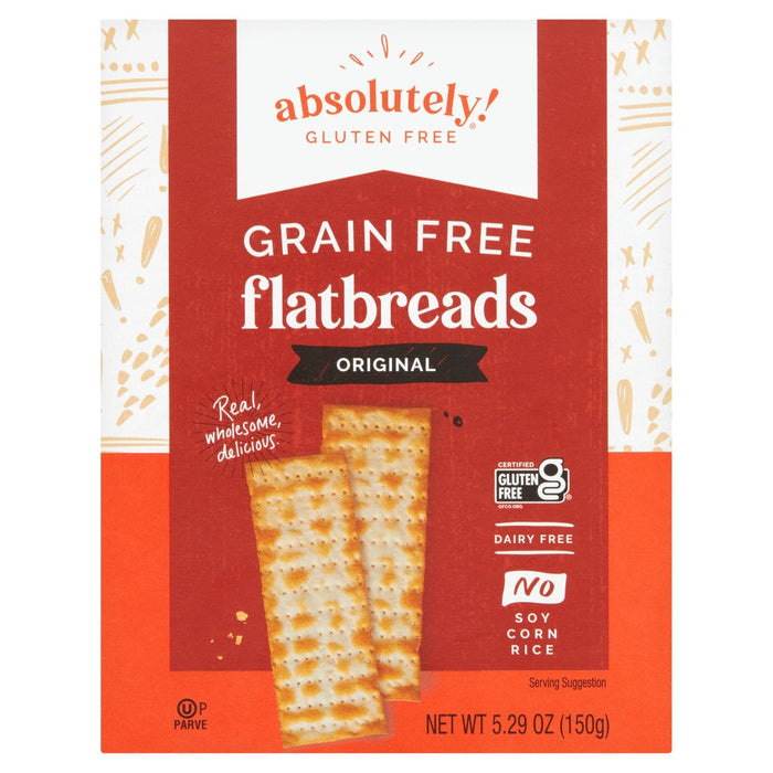 Absolutely Gluten Free Flatbreads Original 150g