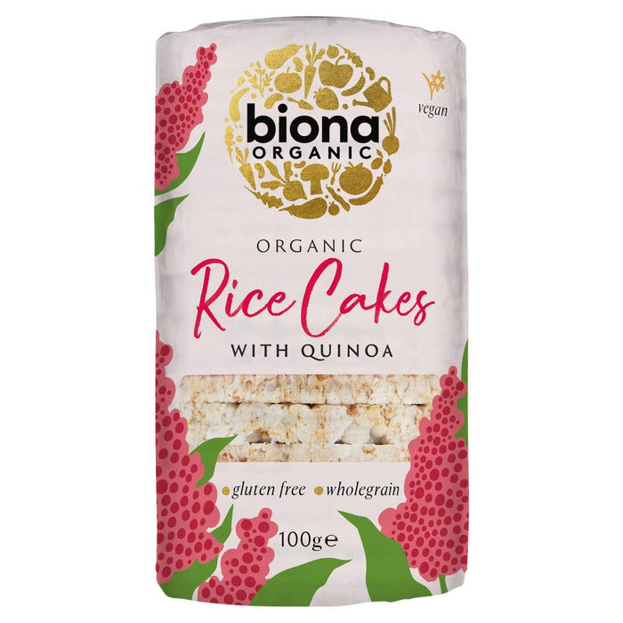 Pasteles de arroz orgánico biona con quinua 100g