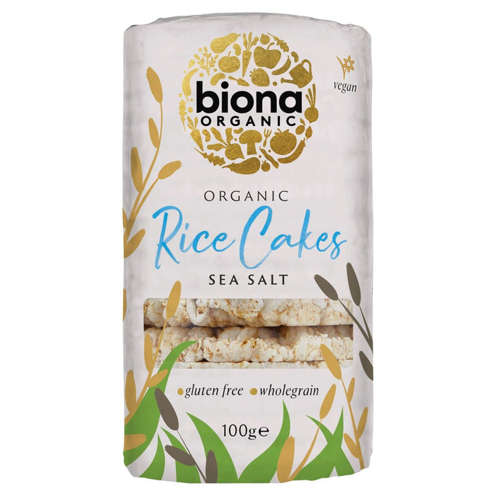 Biona Bio -Reiskuchen mit Meersalz 100g