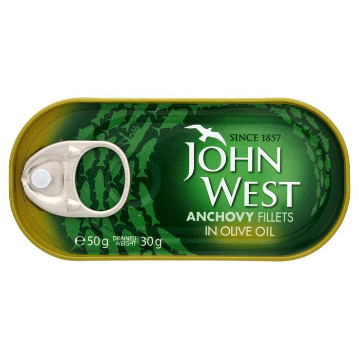 John West Anchovy Fillets in Olive Oil 50g