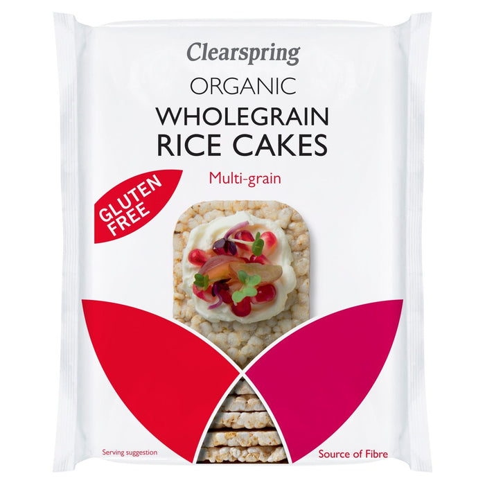 Clearspring Organic Rice Cakes Multi Grains 130g
