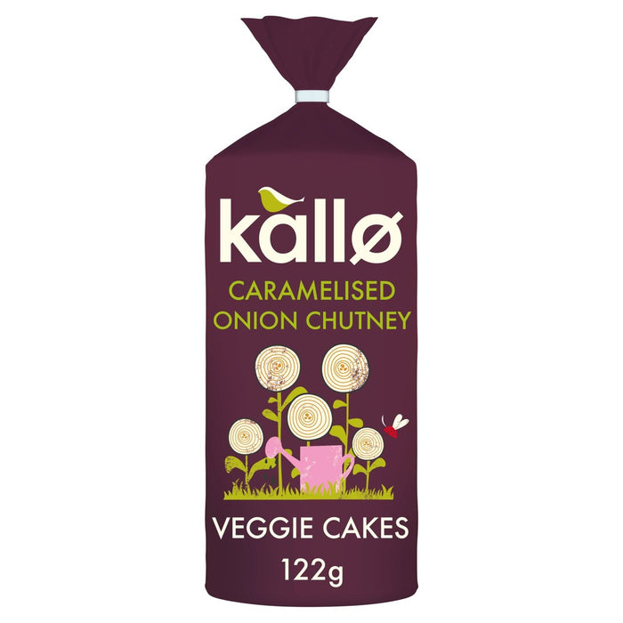 Kallo Caramelised Onion Veggie Cakes 122g
