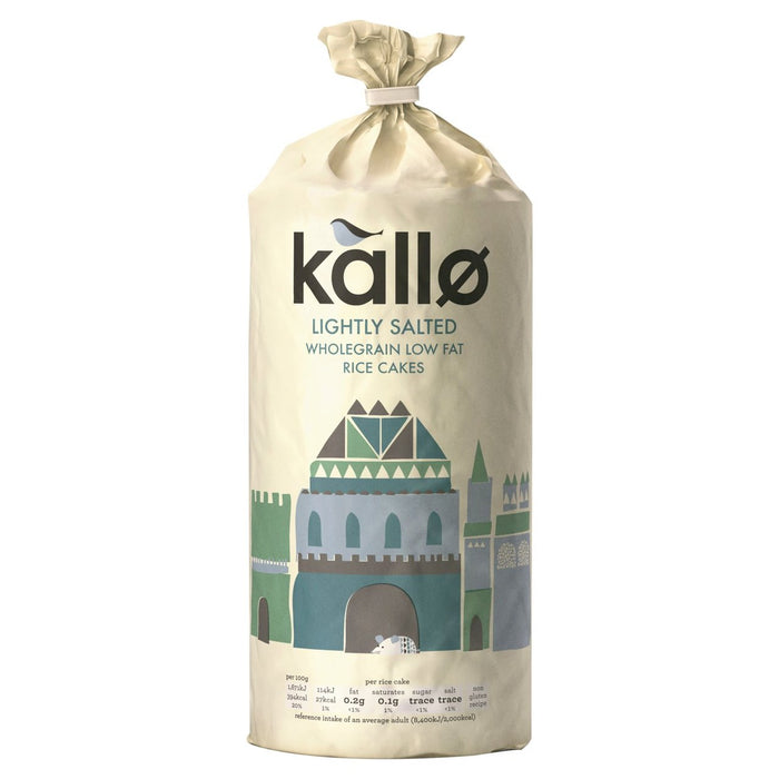 Kallo Lightly Salted Wholegrain Rice Cakes 130g