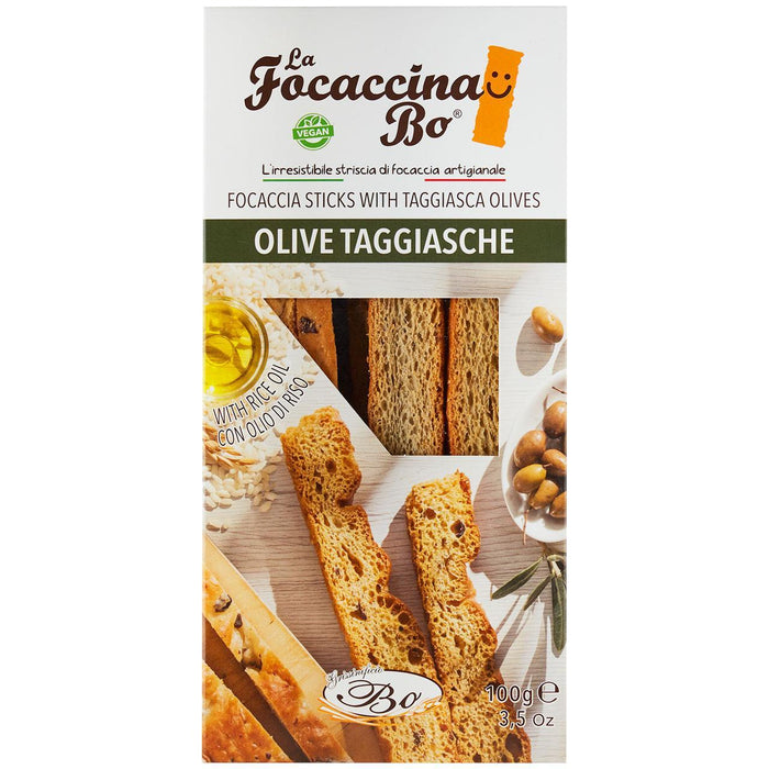 La Focaccina Bo Taggiasca Olive Focaccina 100g