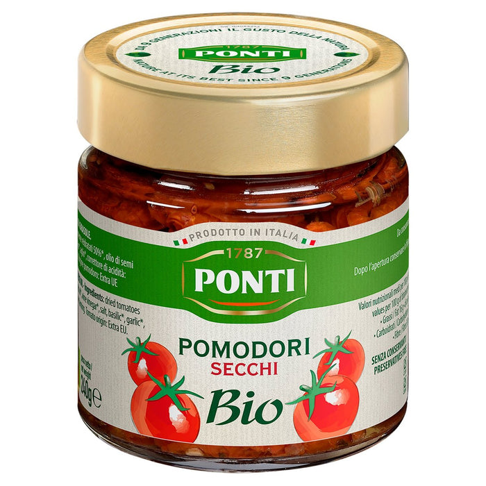 Ponti Organic Sundried Tomatoes 240g