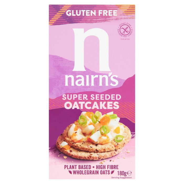 Nairn's Gluten Free Super Sesered Oatcakes 180G