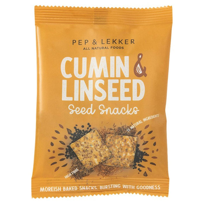 Pep & Lekker Natural Foods Seed Snack Cumin & Linseed 30g