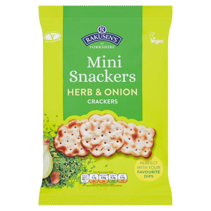 Rakusen's Herb & Onion Flavoured Snackers 85g