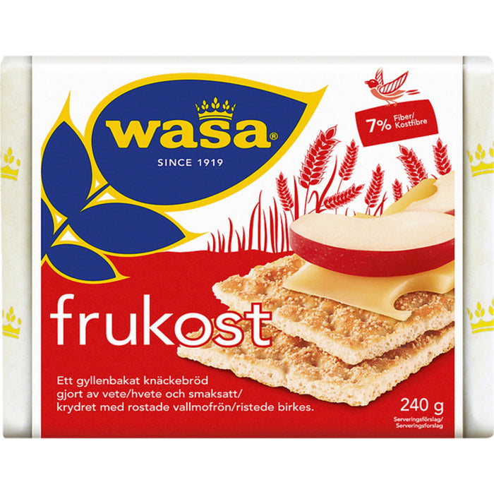 Wasa Frukost Wheat Crispbread with Poppy Seed 240g