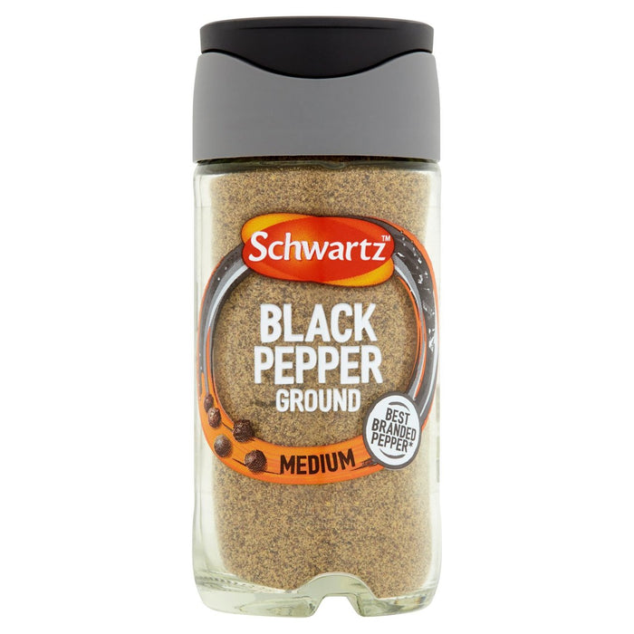 Schwartz jar de poivre noir au sol 33G