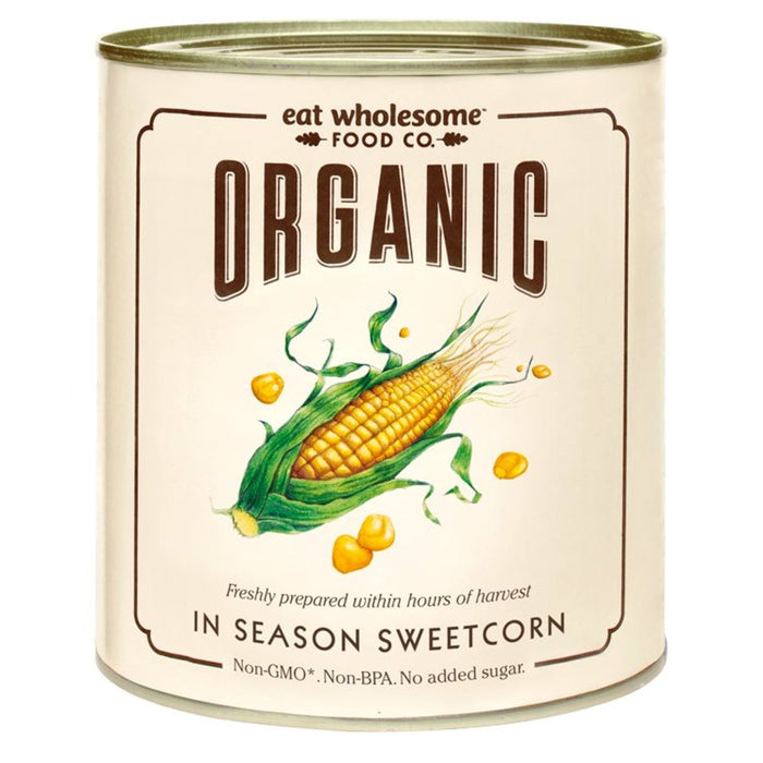 Eat Wholesome Organic In Season Sweetcorn 340g