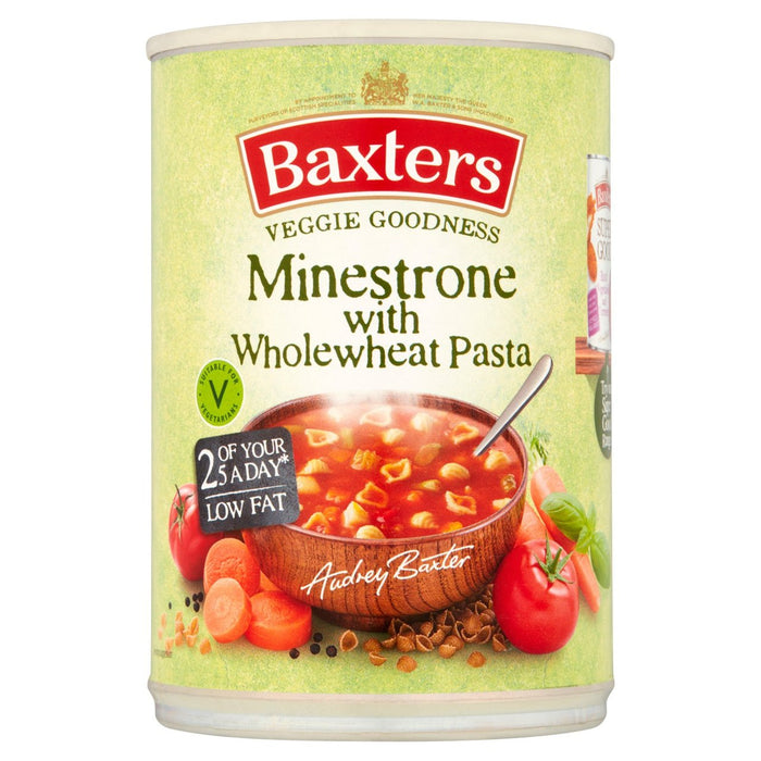 Baxters Vegetarian Minestrone Soup with Wholemeal Pasta 400g