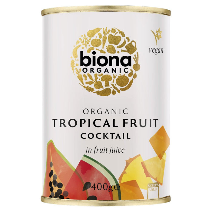 Biona Bio tropischer Fruchtcocktail in Fruchtsaft 400g