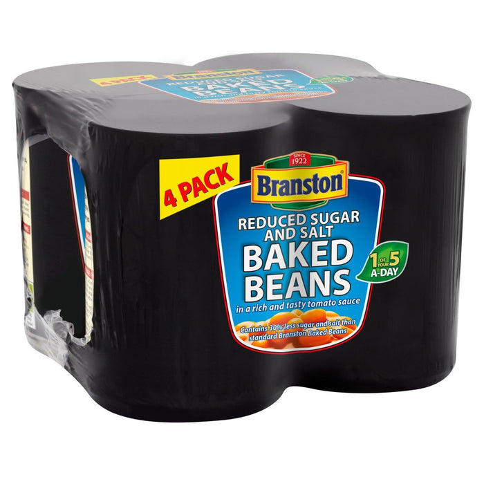Branston Beans Reduced Salt and Sugar 4 x 410g