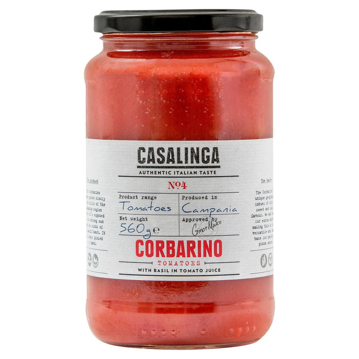 Casalinga Corbarino Tomatoes with basil 560g