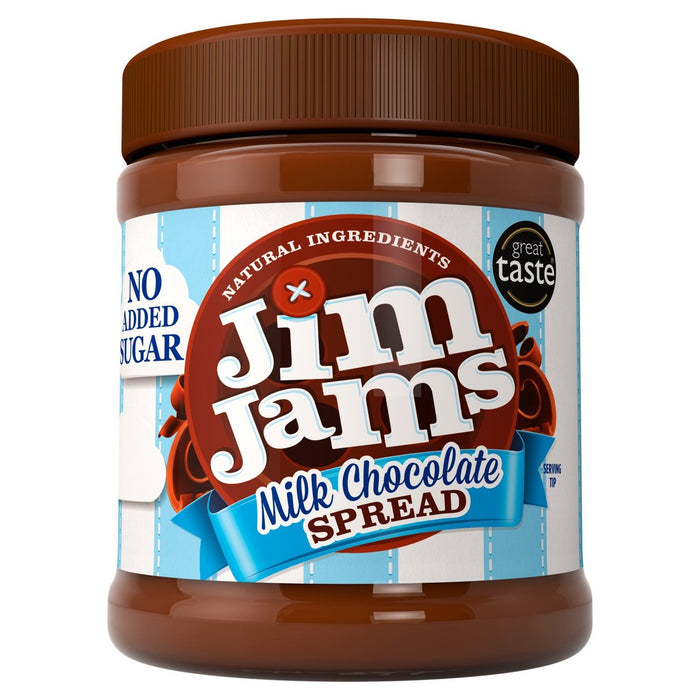Jimjams keine zugesetzte Zuckermilchschokolade ausbreiten 350 g