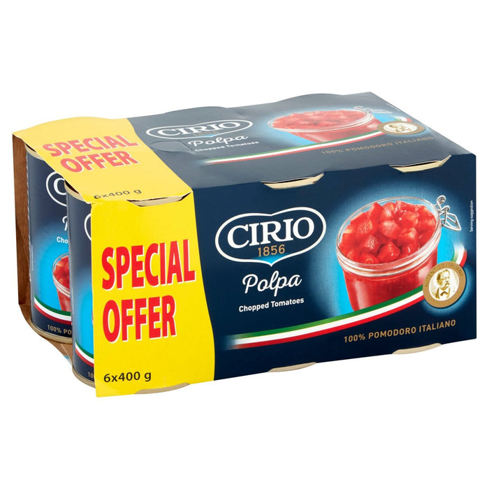 Cirio Italian Chopped Tomatoes 6 x 400g