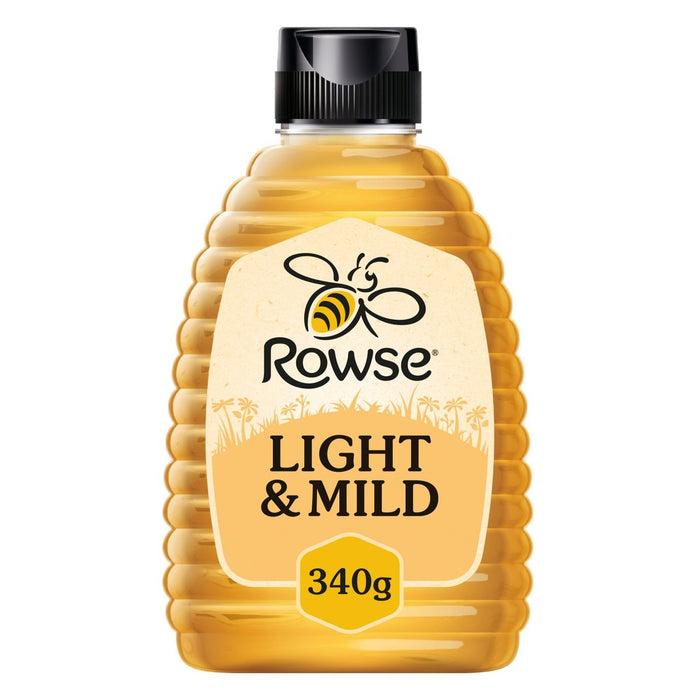 Rowse Light et Miel Squeezy Honey 340G