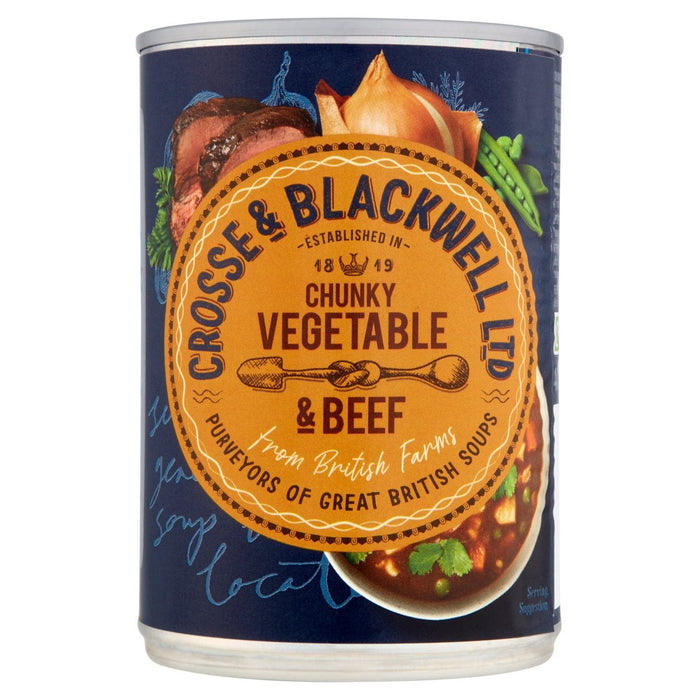 Crosse & Blackwell Chunky Vegetable and Beef 400g