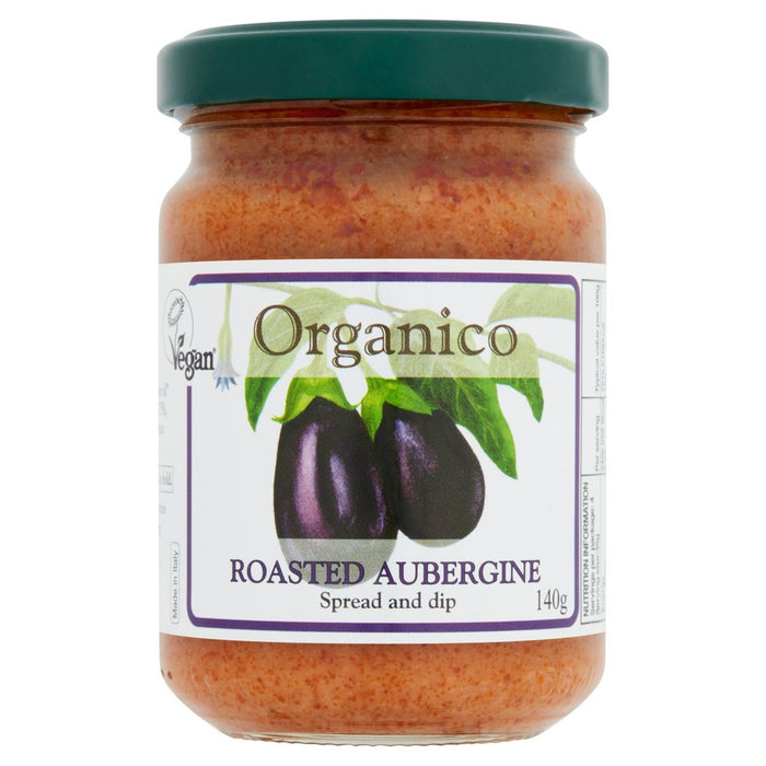 Organico asado aubergina se extiende y dipa 140G