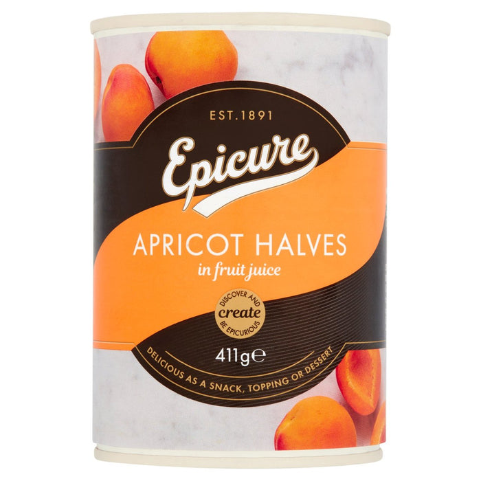 EPICURE Aprikosehälften in Fruchtsaft 411G