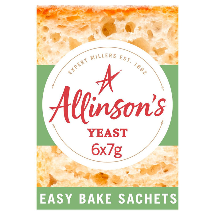 ALLINSON Easy Bake Levure 6 x 7g