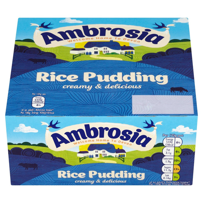 Pudding de arroz Ambrosia 4 x 125g