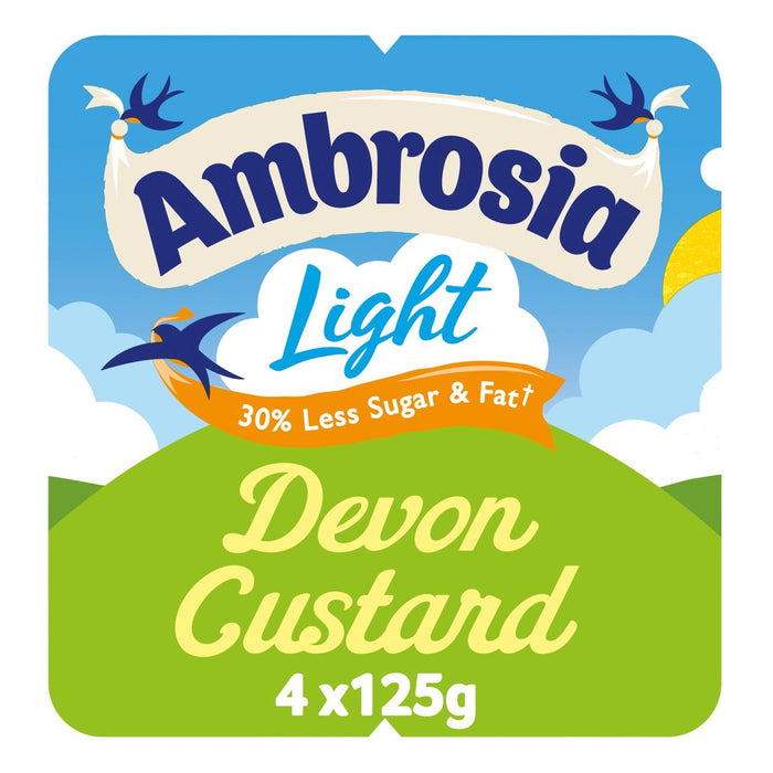 Ambrosia Light Custard Pots 4 x 125g