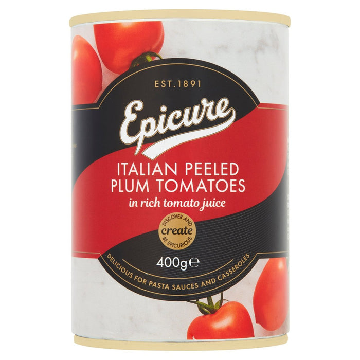 Epicure Tomates de ciruela pelados italianos 400G
