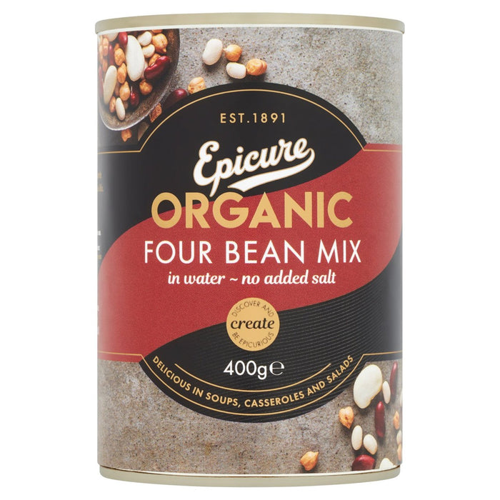 Epicure Organic Four Bean Mix 400g