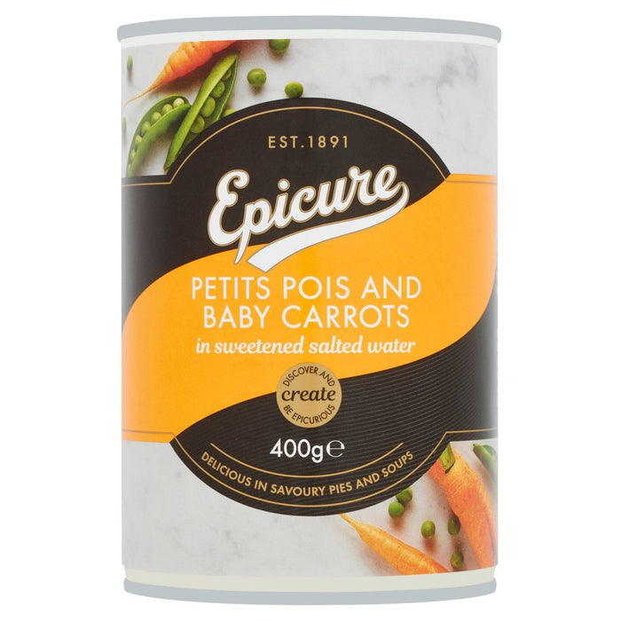 Epicure Petit Pois & Whole Baby Carrots 400g