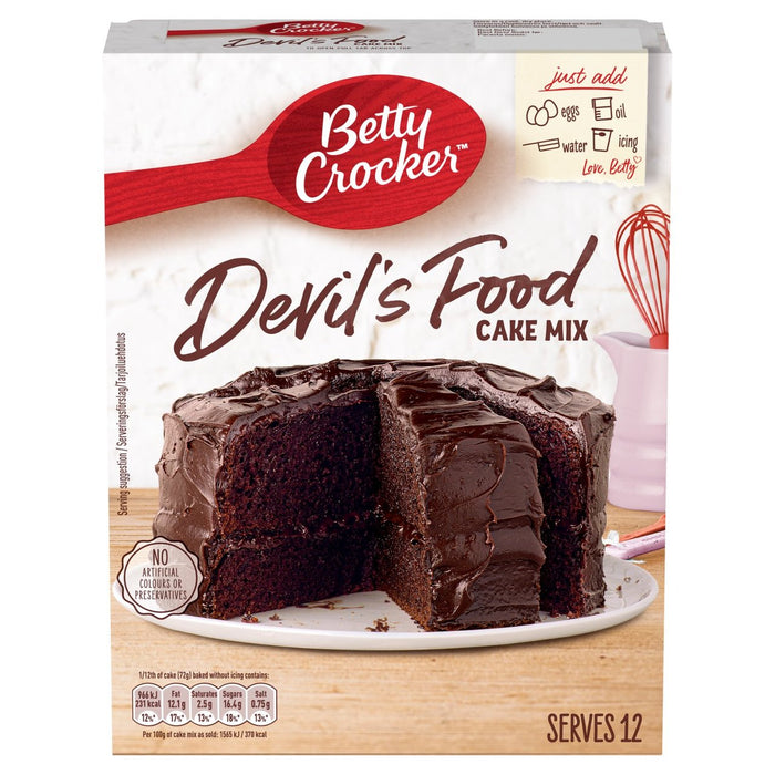 Betty Crocker Food Chocolate Cake Mix 425g | British Online
