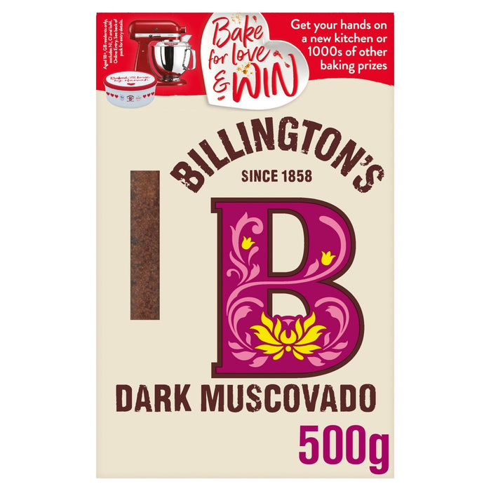 Azúcar moscabado oscuro de Billington's 500 g 