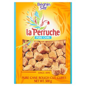 La Perruche Pure Cane Rough Cut Cubes Brown 500g