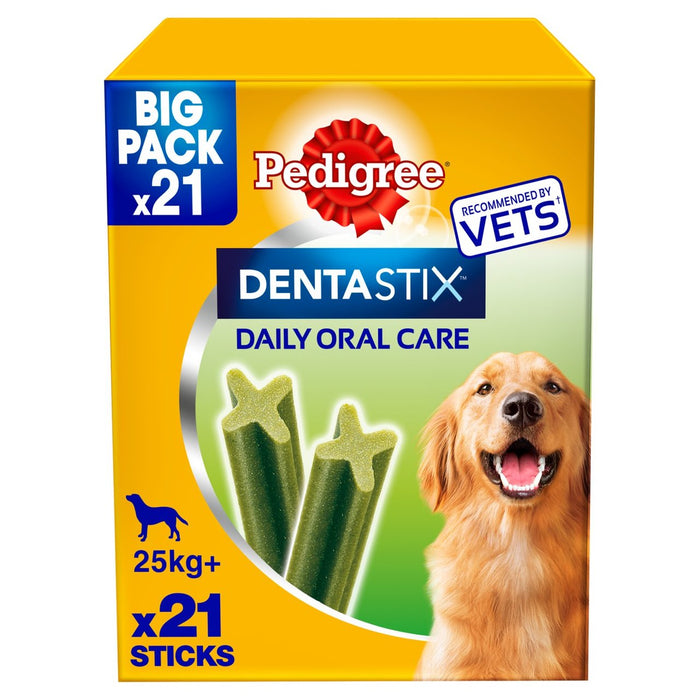 Pedigree Dentastix frische tägliche Zahnkauen großer Hund 21 pro Pack