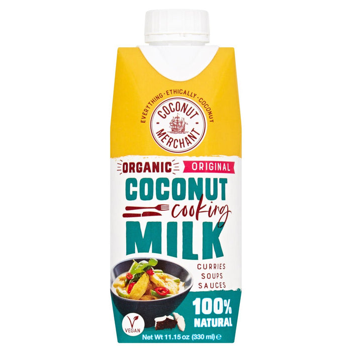 Kokoshändler Bio -Kokosmilch 330 ml