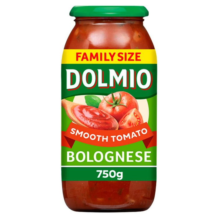 Dolmio Bolognese Sauce de pâtes de tomates lisses 750g
