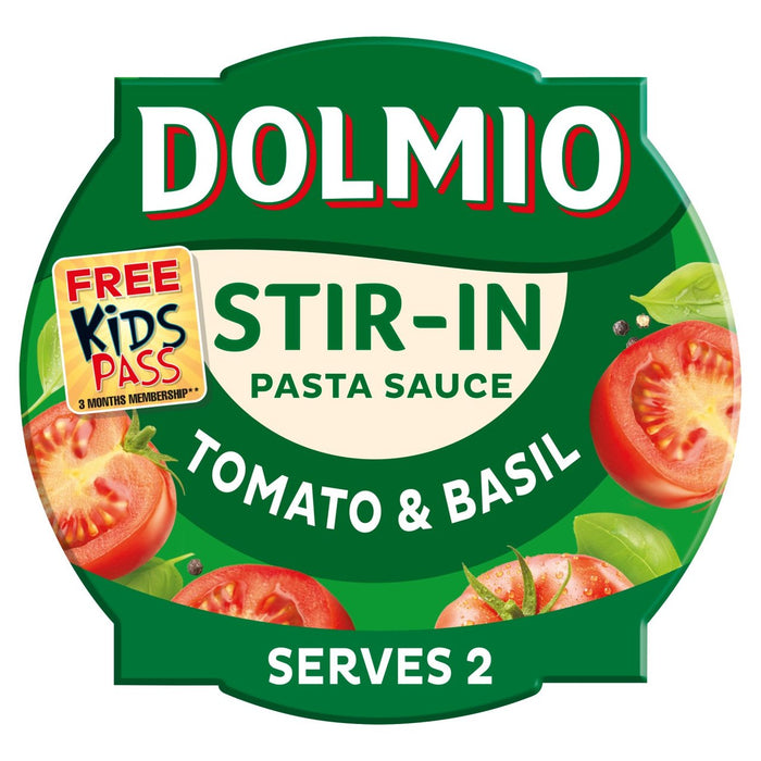 Dolmio revuelva en salsa de pasta de tomate y albahaca 150G
