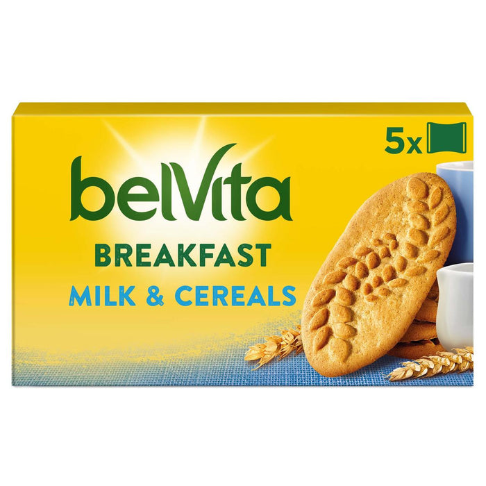 Belvita Leche y Cereales Desayuno Galletas 5 x 45g 