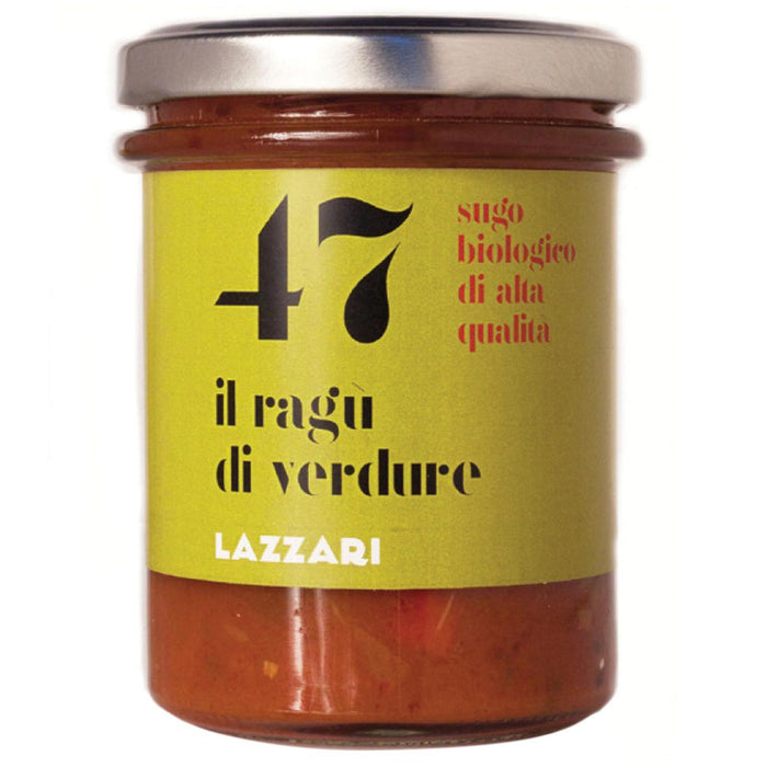 Lazzari Organic 47 Vegetable Ragu Pasta Sauce 180g