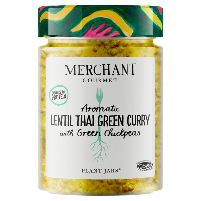 Merchant gourmet Lentil tailandés verde curry 330g