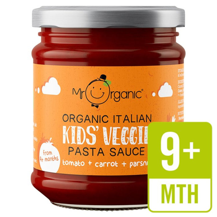 Mr Mr Organic Kids Pasta Sauce Tomato Carrot & Parsnip 200g