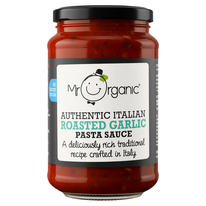 Mr Organic No Added Sugar Roasted Garlic Pasta Sauce 350g