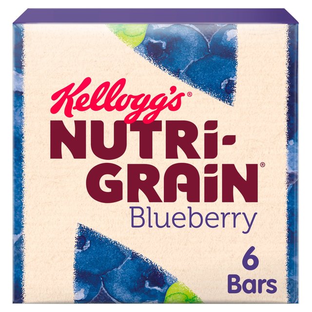 Blearberberge nutri-grain de Kellogg 6 x 37g