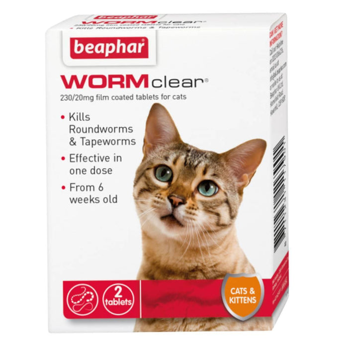 WormClear Cat 2 tablets per pack