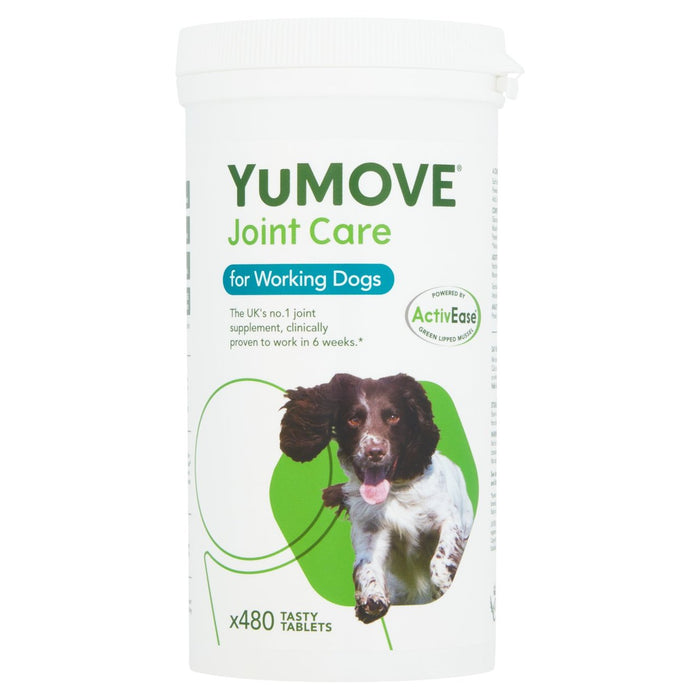 Suplemento de la articulación del perro de Yumove Working 480 por paquete