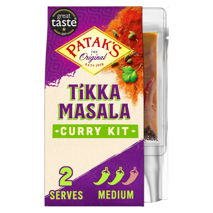 Tikka Masala Curry Curry Meal Kit de Patak 313g