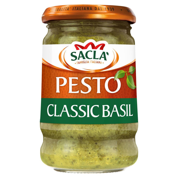 Sacla 'klassischer Basilikum Pesto 190g