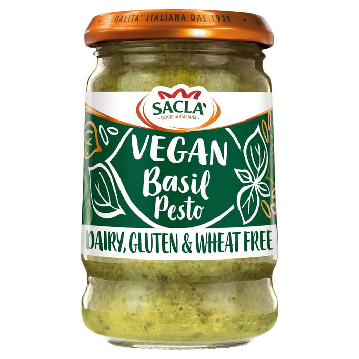 Sacla' Gluten & Dairy Free Basil Pesto 190g